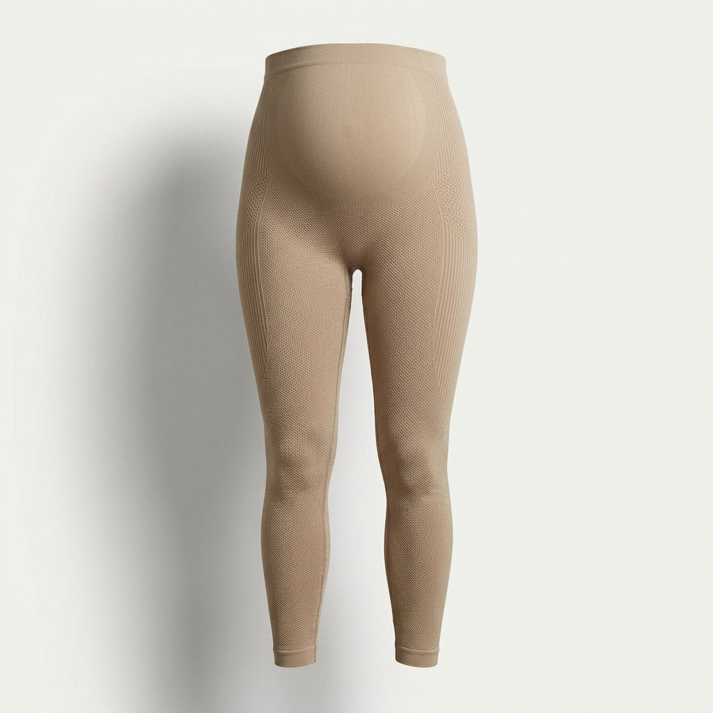 Legging Évolution - Grossesse & Post-Partum - Maman Prime - Beige Cachemire / S : 34 – 36